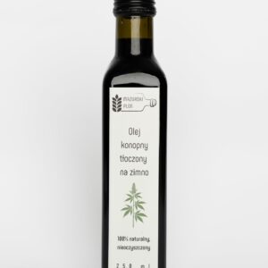 Olej konopny tłoczony na zimno 250 ml
