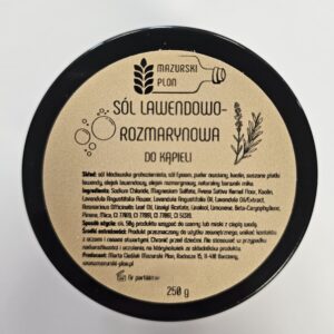 sól do kąpieli lawendowo-rozmarynowa